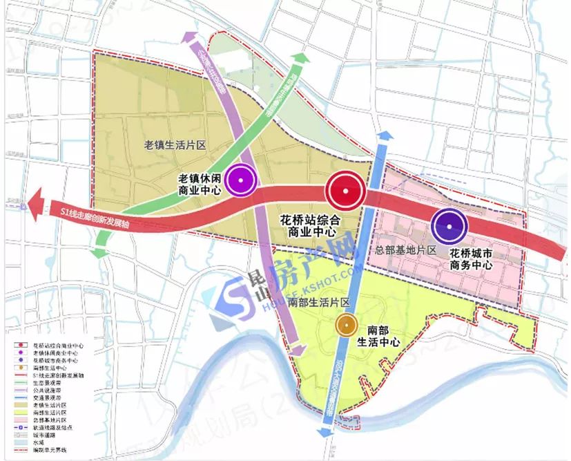 花桥最新规划图,花桥未来蓝图新鲜出炉