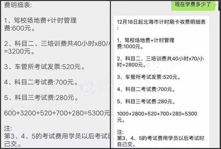 揭秘北海驾校最新报名费大揭秘：价格波动与报名攻略全解析